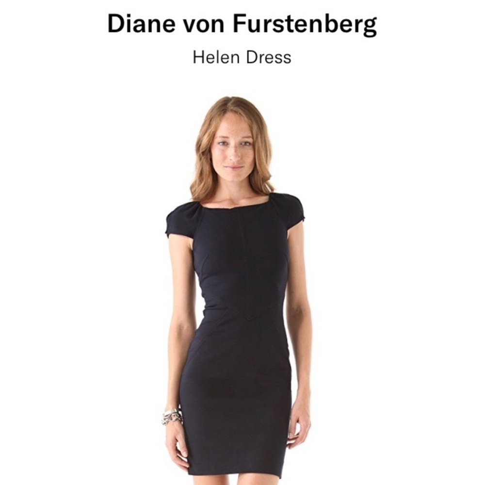 Diane Von Furstenberg Helen black dress